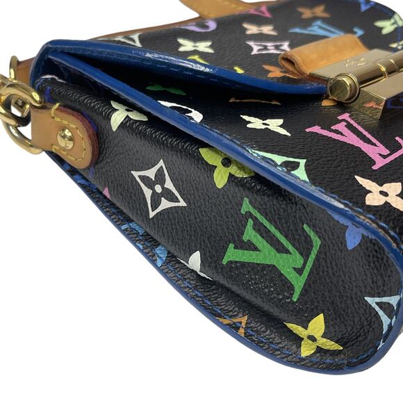 Louis Vuitton Multicolor Heartbreaker Bag Monogram Crossbody Vintage Black LV - Picture 12 of 16